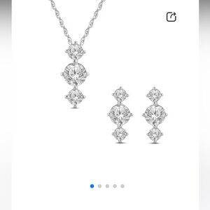 Zales earrings and necklace set